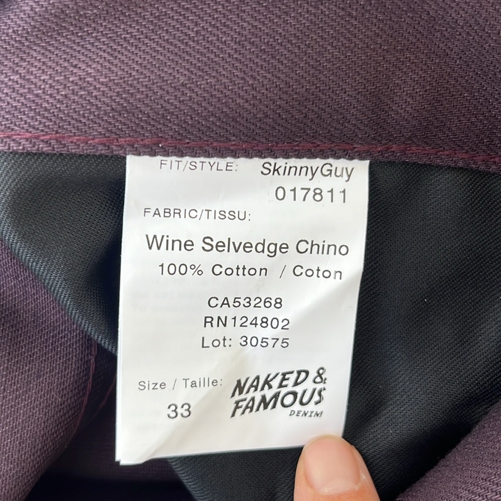 Naked & Famous Denim Black Slim Jeans - Picture 10 of 12